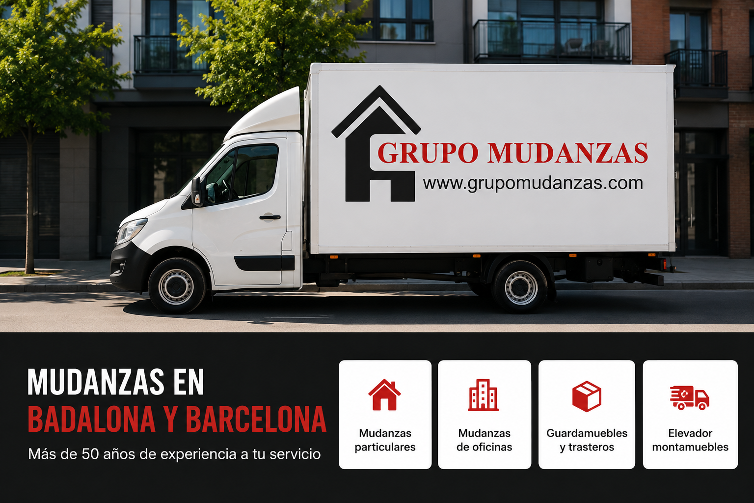 mudanzas en Badalona Empresa de mudanzas en Badalona y Barcelona con más de 50 años de experiencia
